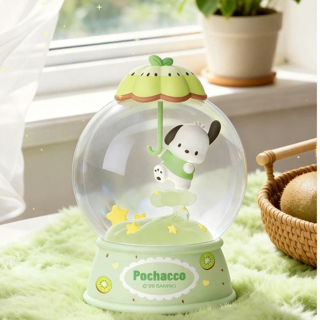 PC狗 Sanrio|LED 夢幻雨傘水晶球裝飾擺設