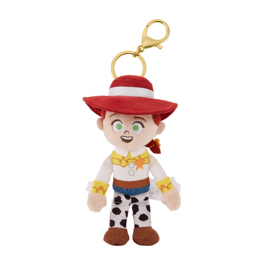 翠絲 Jessie 絨毛 鑰匙圈 吊飾 + 透明 收納包 娃包 玩具總動員 Toy Story -香港迪士尼樂園