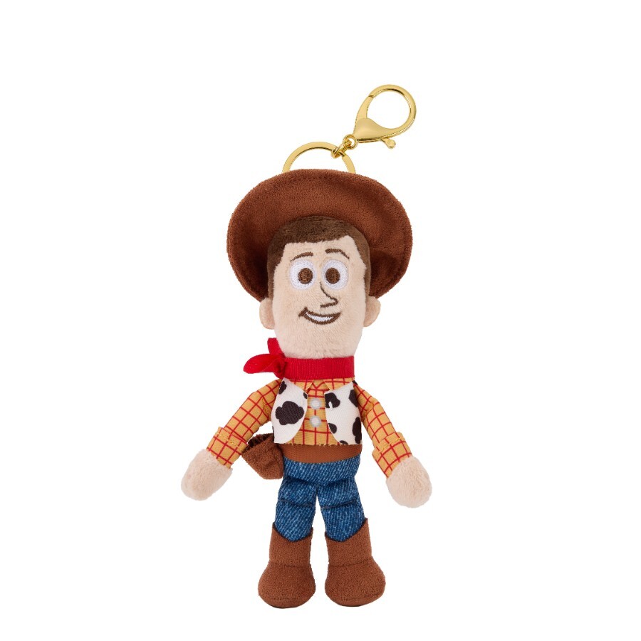 胡迪 Woody 絨毛 鑰匙圈 吊飾 + 透明 收納包 娃包 玩具總動員 Toy Story -香港迪士尼樂園