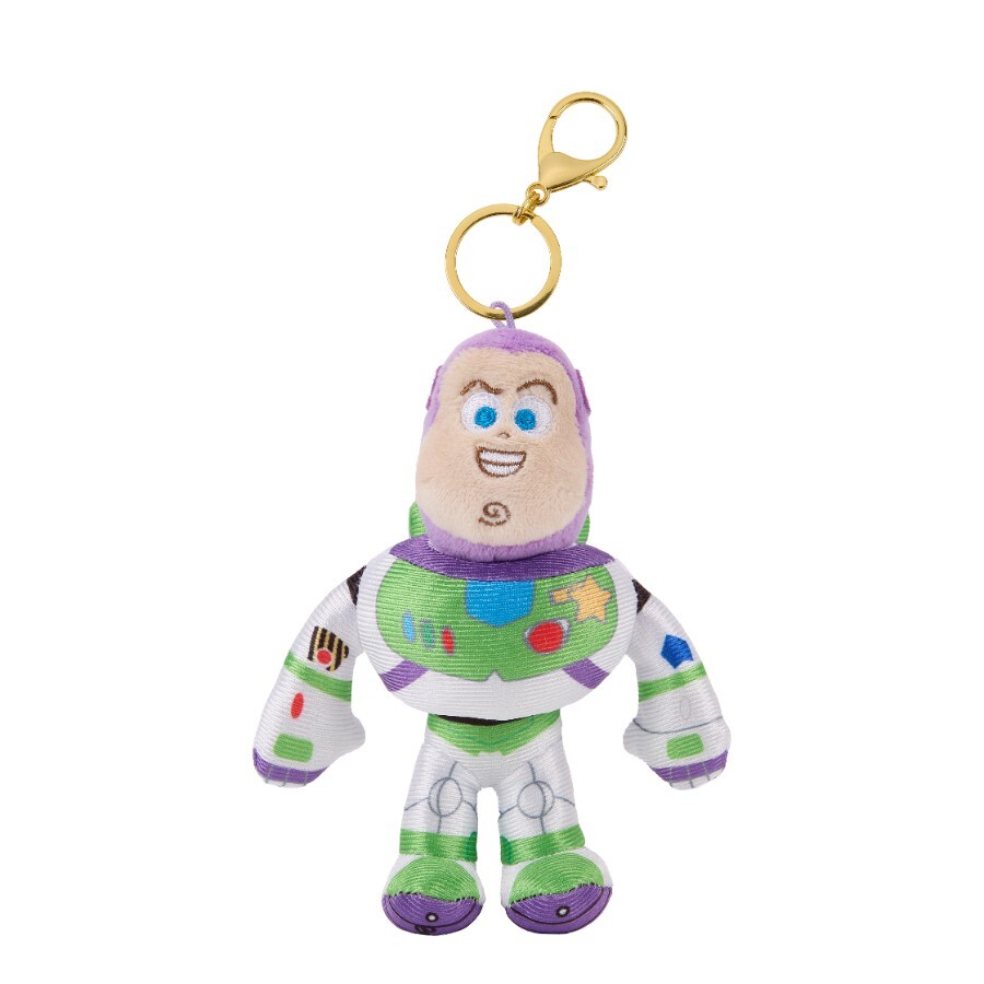 巴斯光年 Buzz Lightyear 絨毛 鑰匙圈 吊飾 + 透明 收納包 娃包 玩具總動員 Toy Story -香港迪士尼樂園