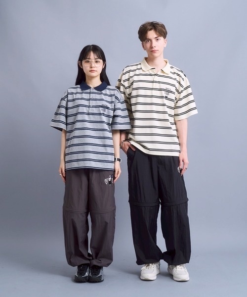 kaoyorinakami / 2way nylon pants