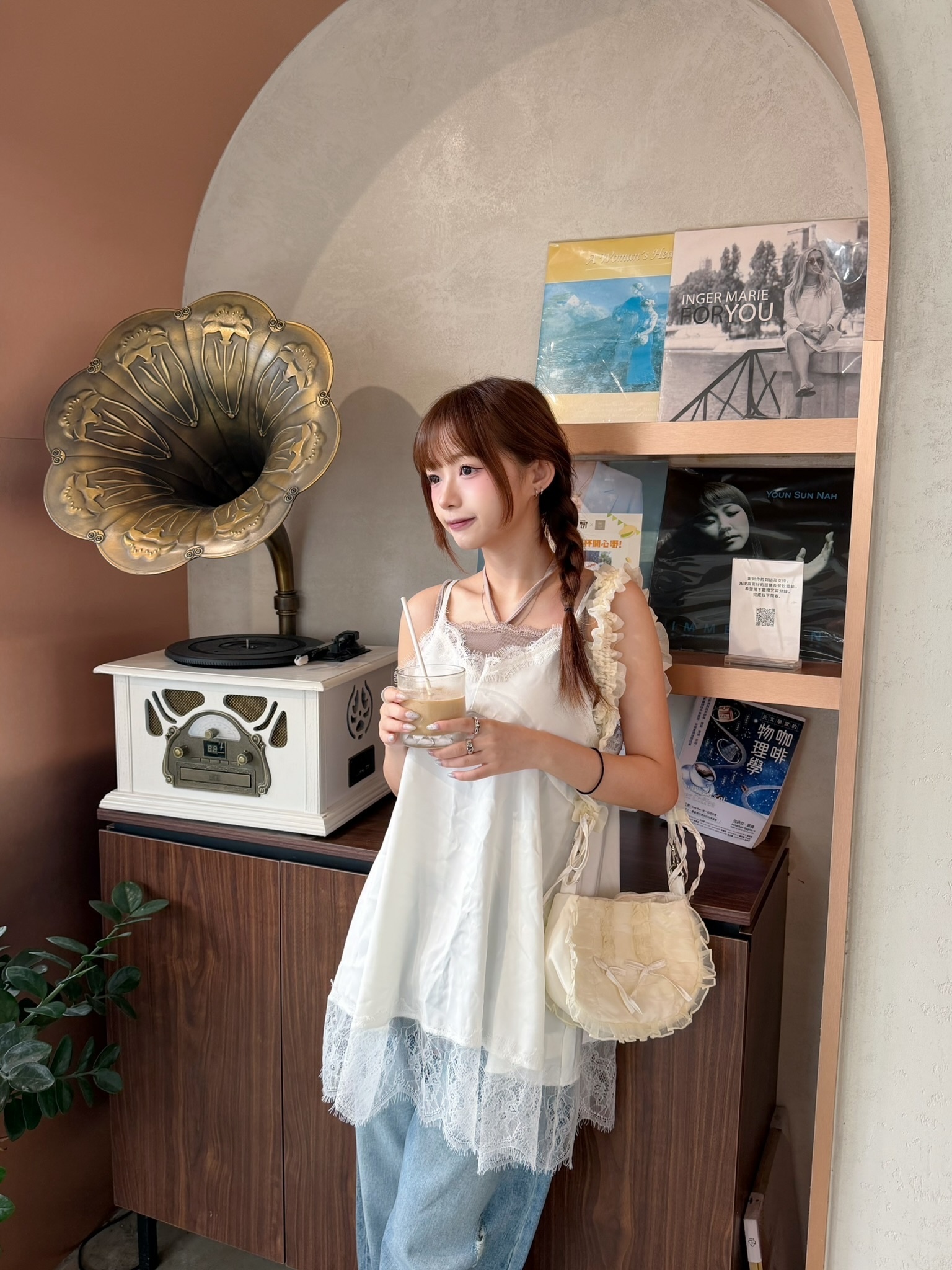 NEW!! 芭蕾抓褶網紗Ribbon Bag 四色入