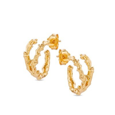 1TA0530-184 [THALLO] Sikinos 小號耳環，24K 鍍金純銀 #s099b (EU)