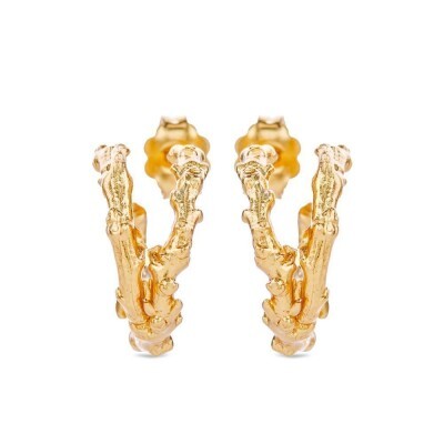 1TA0530-184 [THALLO] Sikinos 小號耳環，24K 鍍金純銀 #s099b (EU)