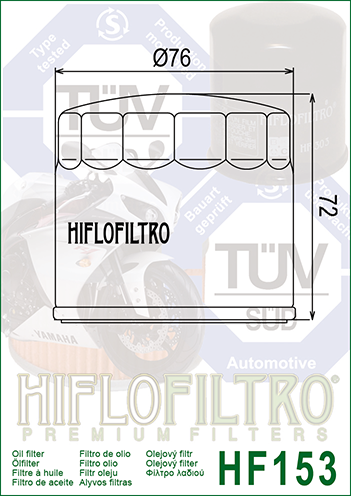 HIFLO OIL FILTER HF153