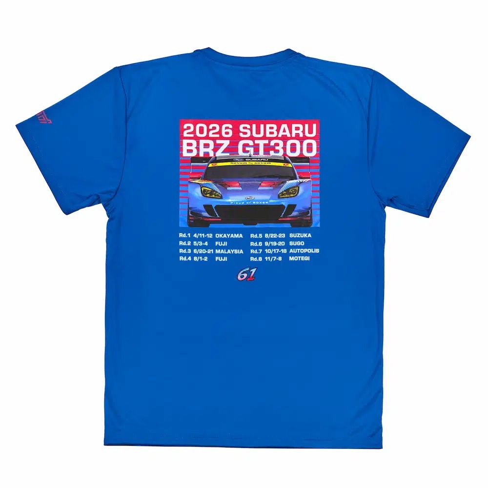 【數量限定】2026 STI SUPER GT BRZ GT300 T恤 應援T