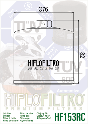 HIFLO OIL FILTER HF153RC
