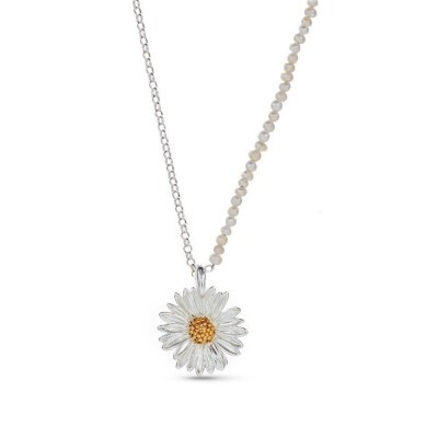 1TA0530-024 [THALLO] Daisy Field Daisy Pendant Layer, With Detachable Motif, 24K Gold And Sterling Silver #s343b (EU)