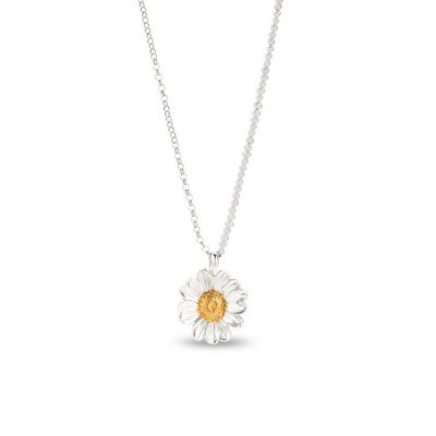 1TA0530-049 [THALLO] Ismini Daisy Pendant With Detachable Motif, 24K Gold And Sterling Silver #s671b (EU)