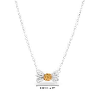 1TA0530-008 [THALLO] Aelia Daisy Necklace Layer, 24K Gold And Sterling Silver #s854b (EU)