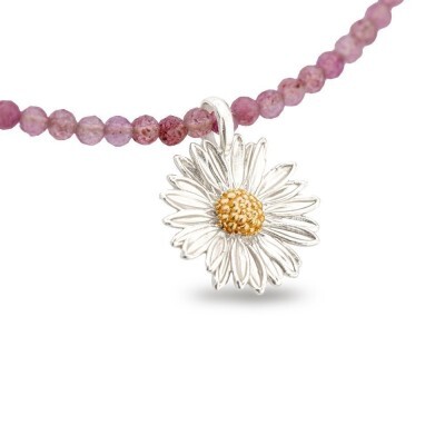 1TA0530-026 [THALLO] Daisy Field Daisy Pendant Layer, 24K Gold And Sterling Silver #s682b (EU)