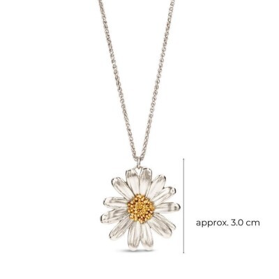 1TA0530-219 [THALLO] Aigli雛菊吊墜疊層，24K金和純銀 #s975a (EU)