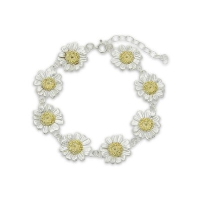 1TA0530-120 [THALLO] Ismini雛菊手鍊，24K金和純銀 #s191a (EU)
