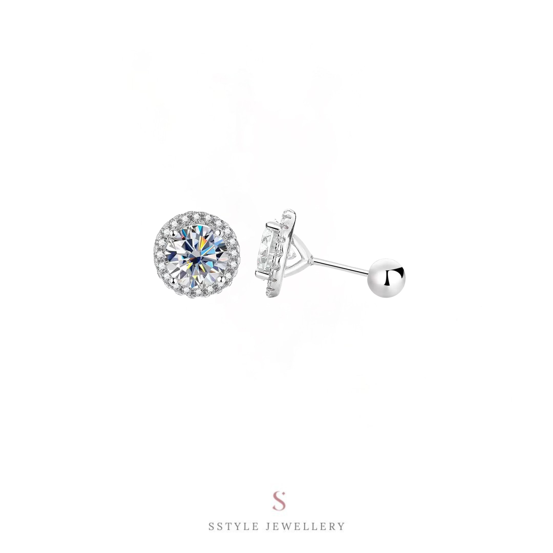 Juvie Moissanite Earrings