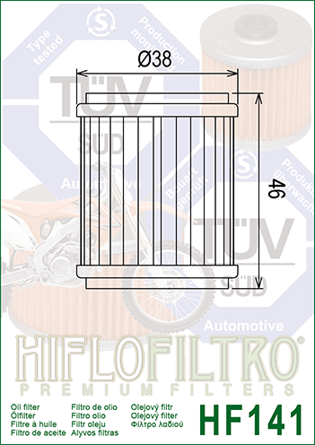 HIFLO OIL FILTER HF141