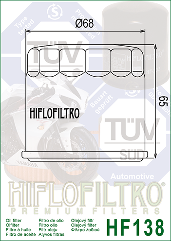 HIFLO OIL FILTER HF138