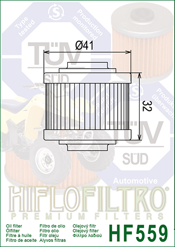 HIFLO OIL FILTER HF559