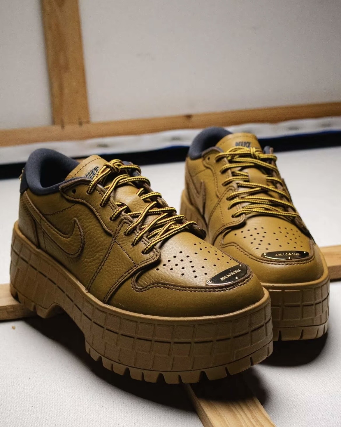 (預訂) Nike Air Jordan 1 Brooklyn Low - Wheat