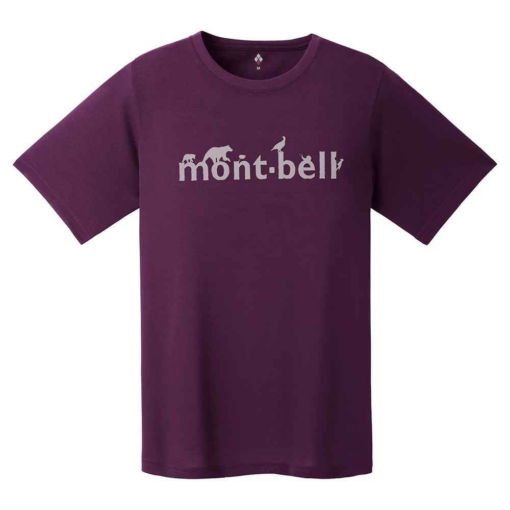 Mont-bell WIC. T MONT-BELL女款短排T 1114781-PU紫 [HappyOutdoor]