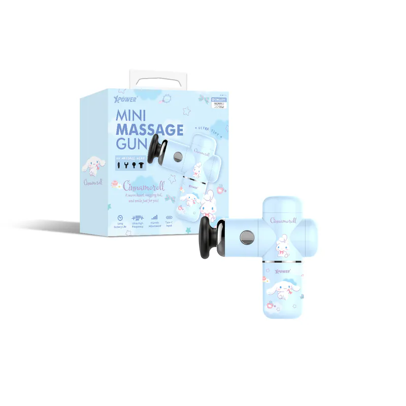 (2026春季限時優惠) XPower x Sanrio Cinnamoroll MG3 超迷你肌肉按摩槍