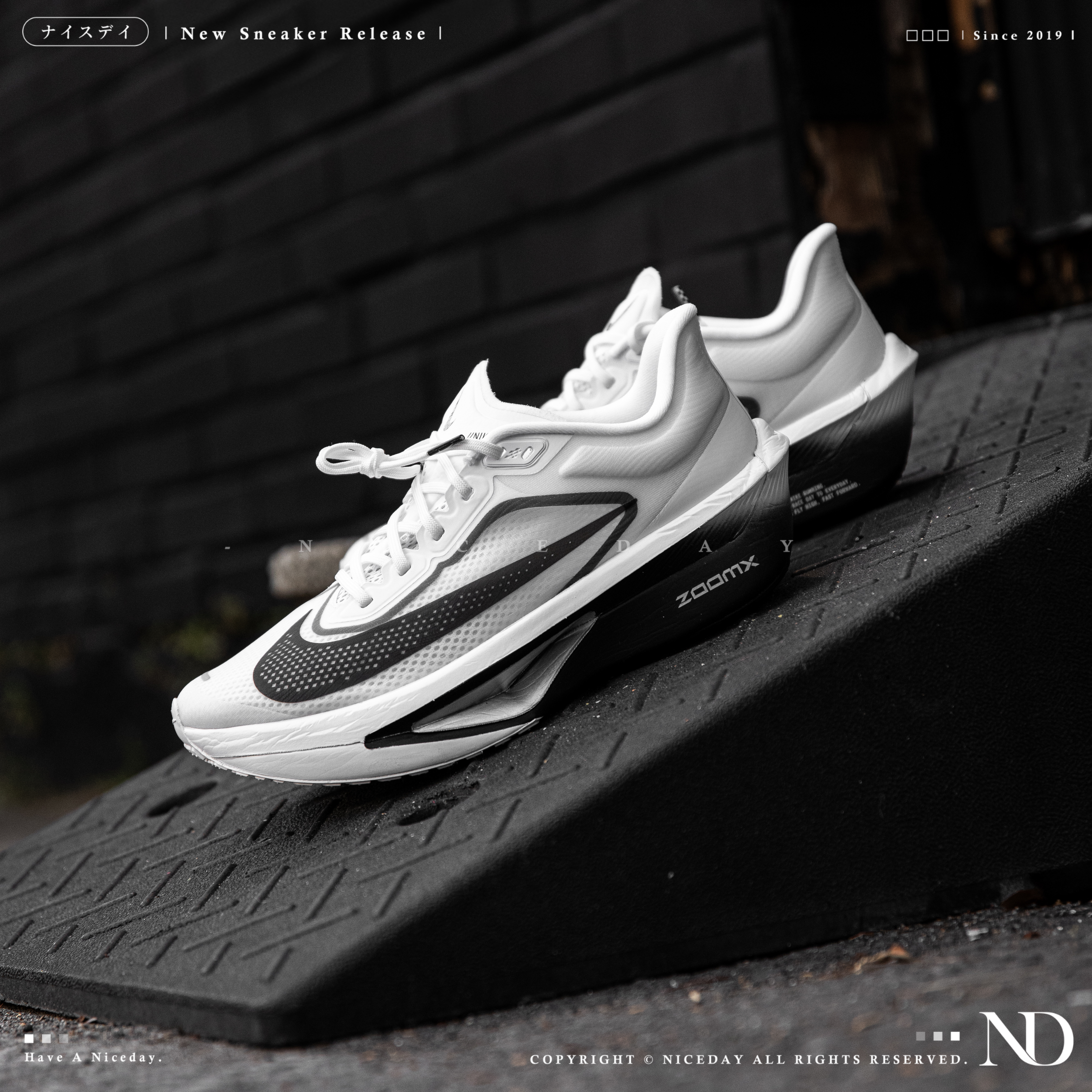 NICEDAY 現貨 Nike Zoom Fly 6 黑白 白黑 熊貓 慢跑 運動鞋 馬拉松 跑步 FN8454-100