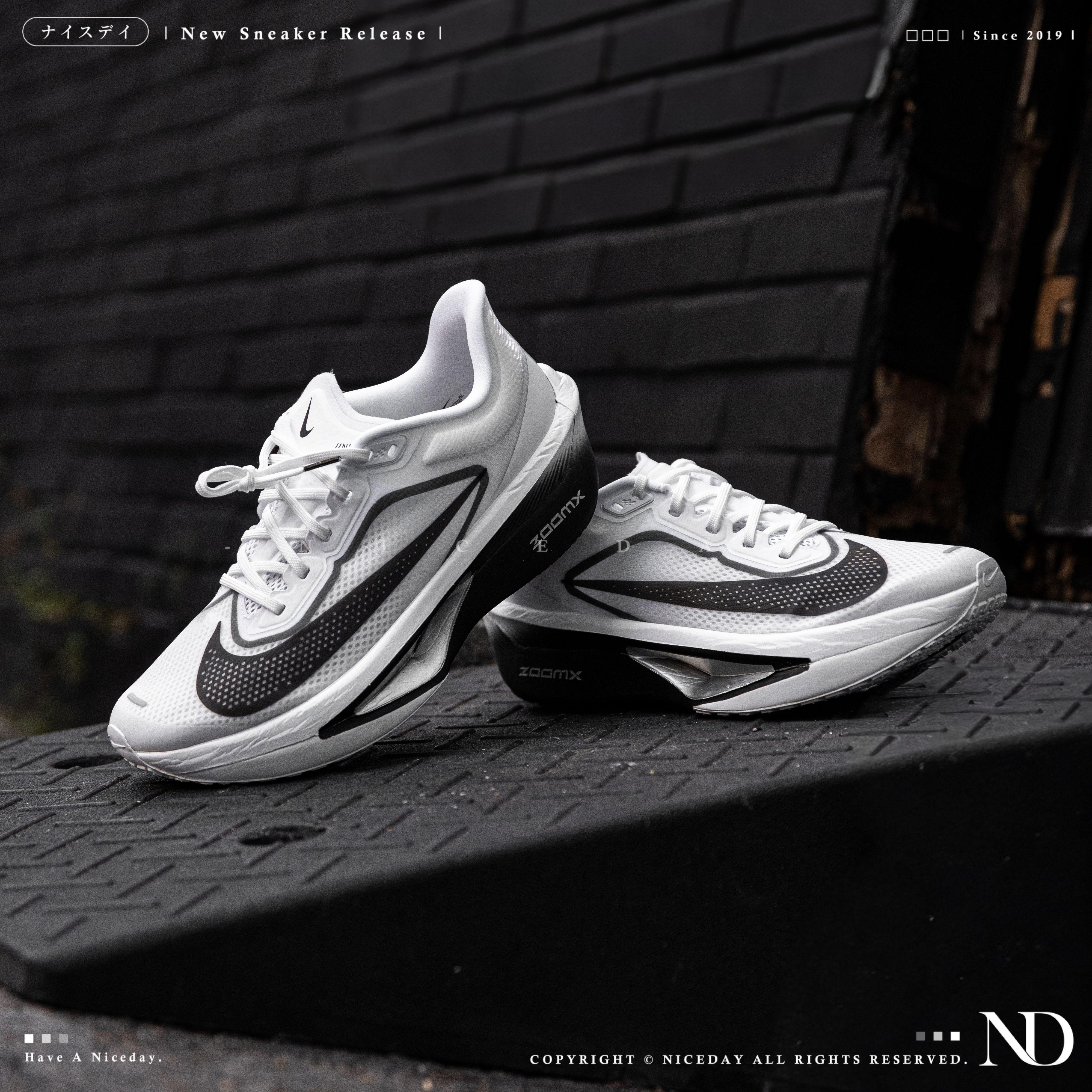 NICEDAY 現貨 Nike Zoom Fly 6 黑白 白黑 熊貓 慢跑 運動鞋 馬拉松 跑步 FN8454-100