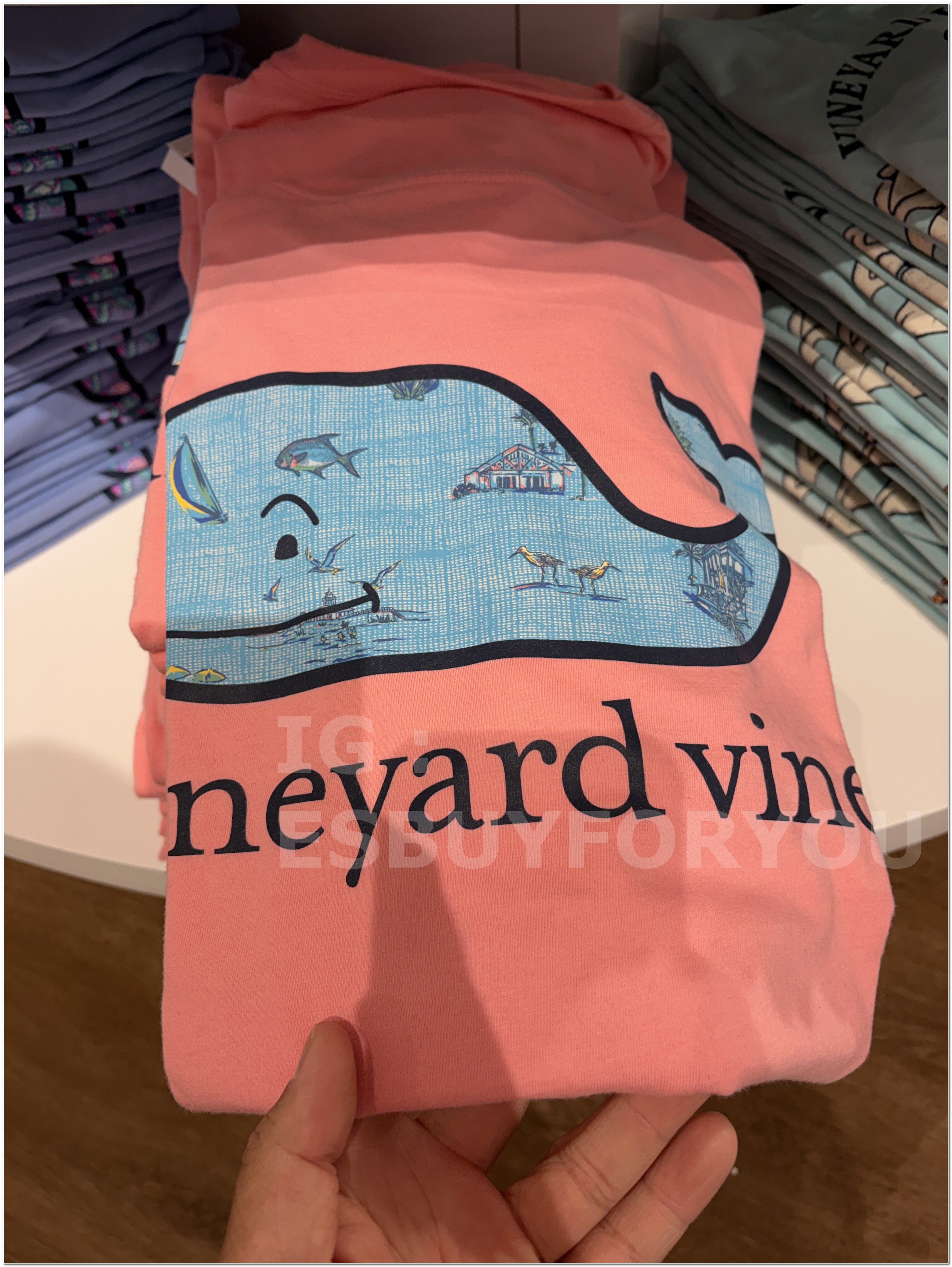 【限時】Vineyard Vines小鯨魚 男款 造型小鯨魚 短TEE