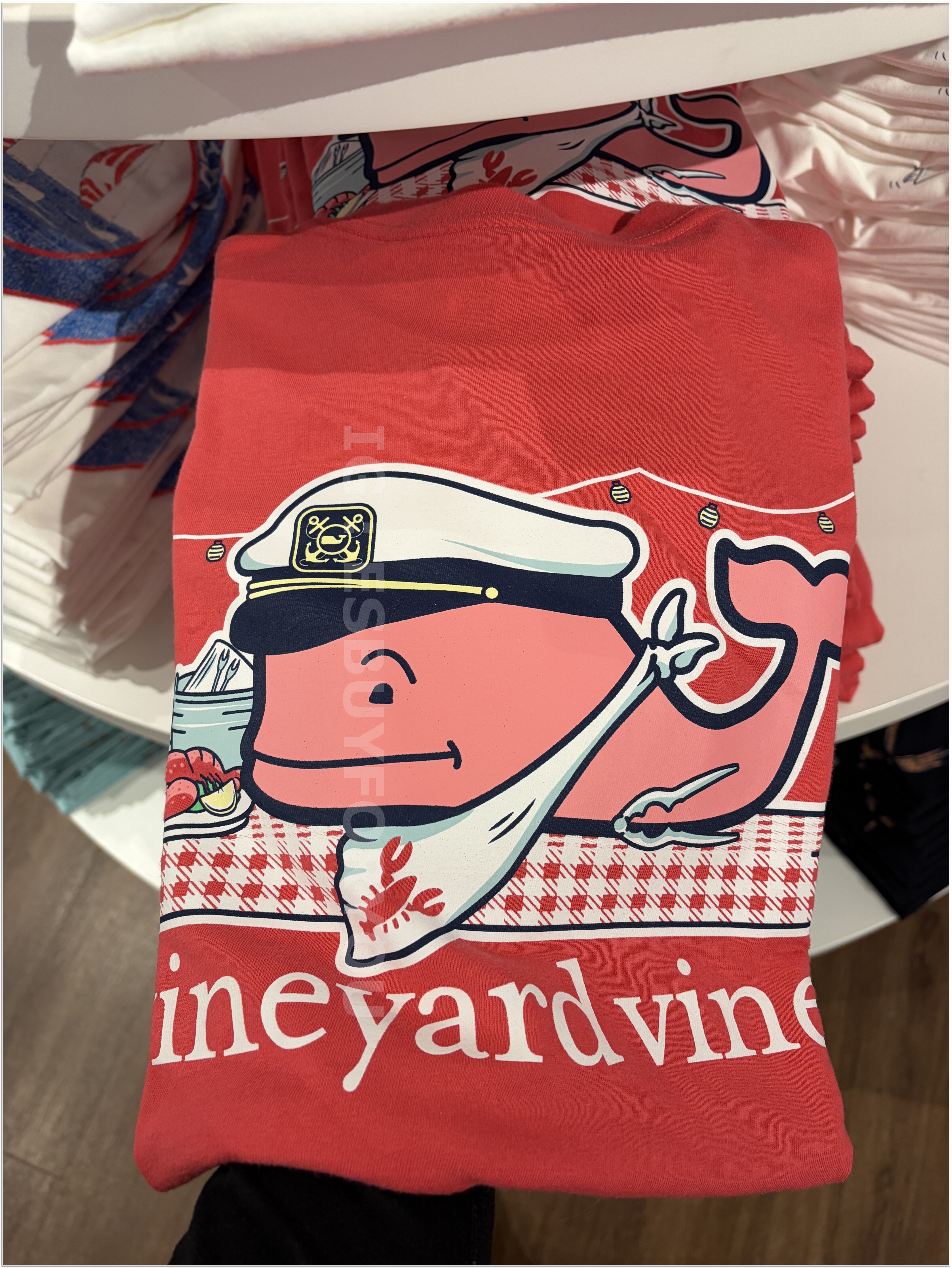 【限時】Vineyard Vines小鯨魚 男款 龍蝦小鯨魚 短TEE