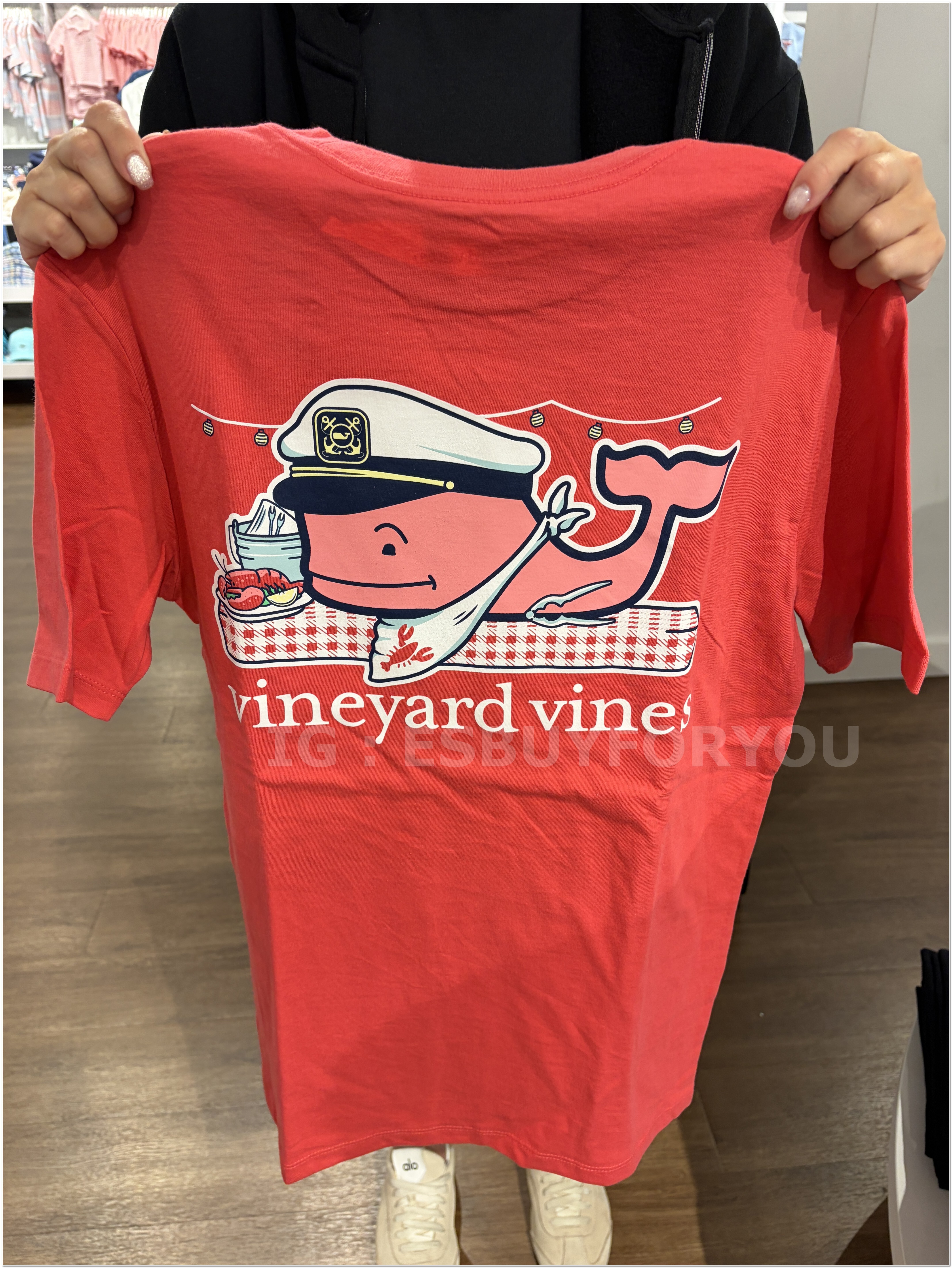【限時】Vineyard Vines小鯨魚 男款 龍蝦小鯨魚 短TEE
