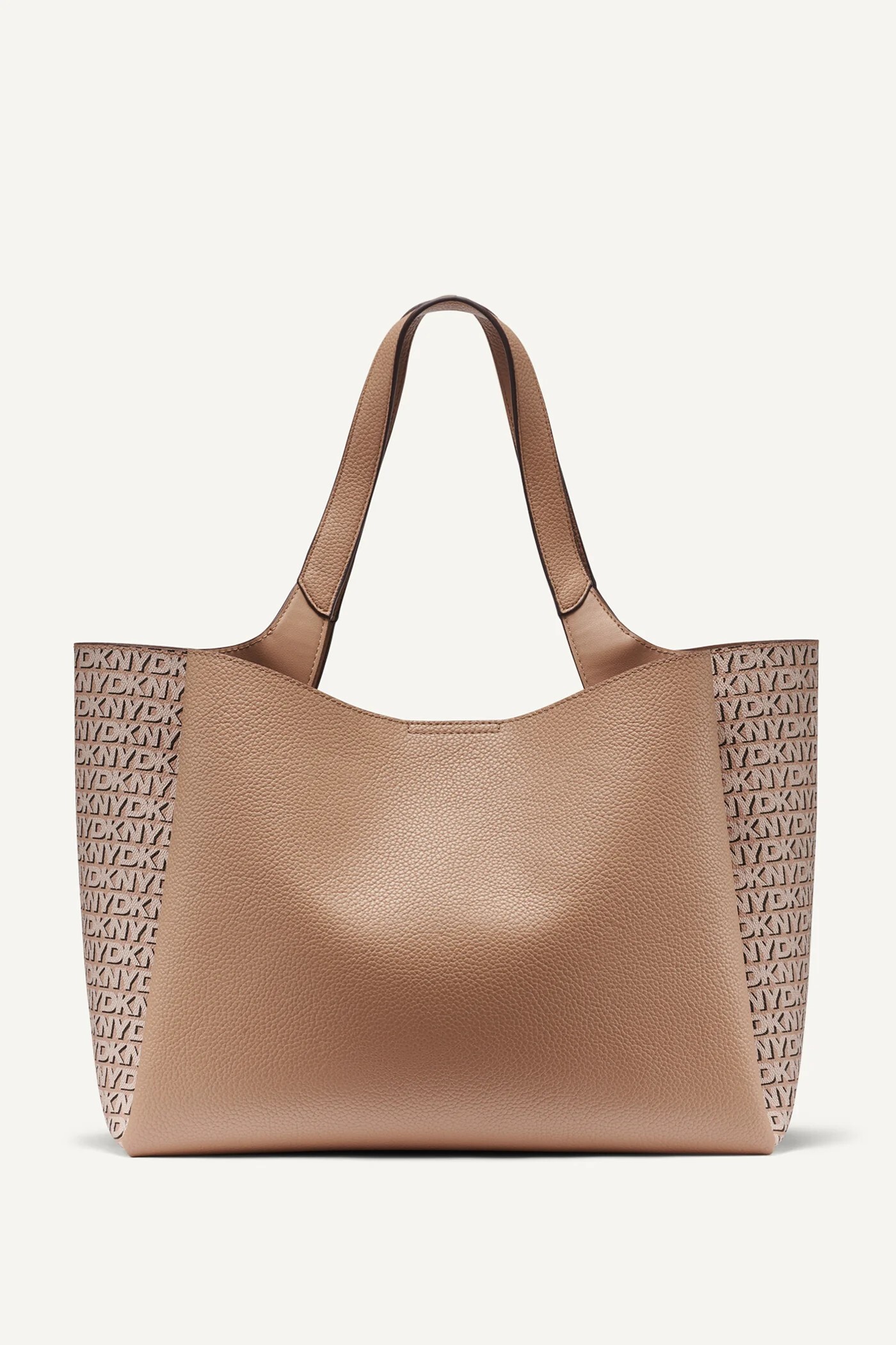 [S] DKNY CAPPUCINO WILLA NEW YORK LOGO TOTE, 700948705332 (SD1884)