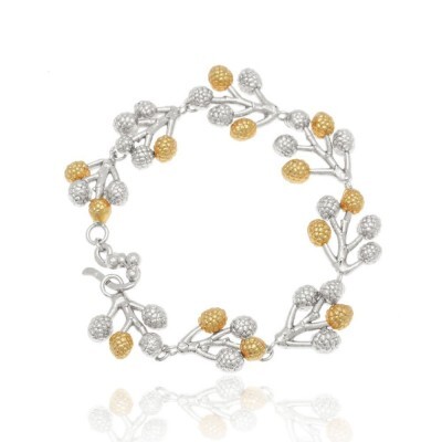 1TA0530-349 [THALLO] Myrtis 手鍊，24K 金和純銀 #s377a (EU)