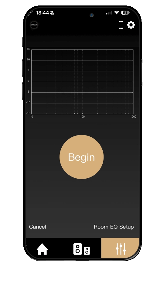 CAPELLA App 空間校正介面