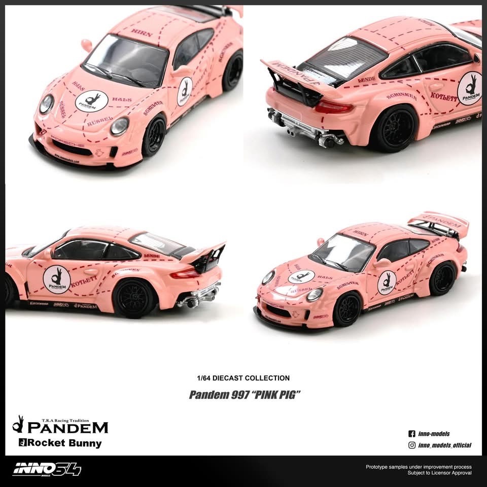 預訂Pre-order- Inno64 PANDEM 997 PINK PIG