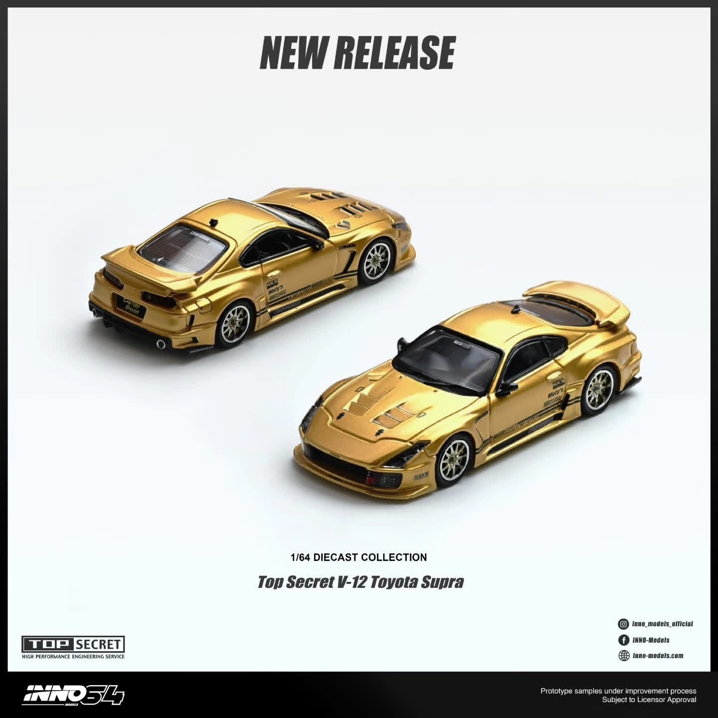 預訂Pre-order- Inno64 TOP SECRET V12 SUPRA