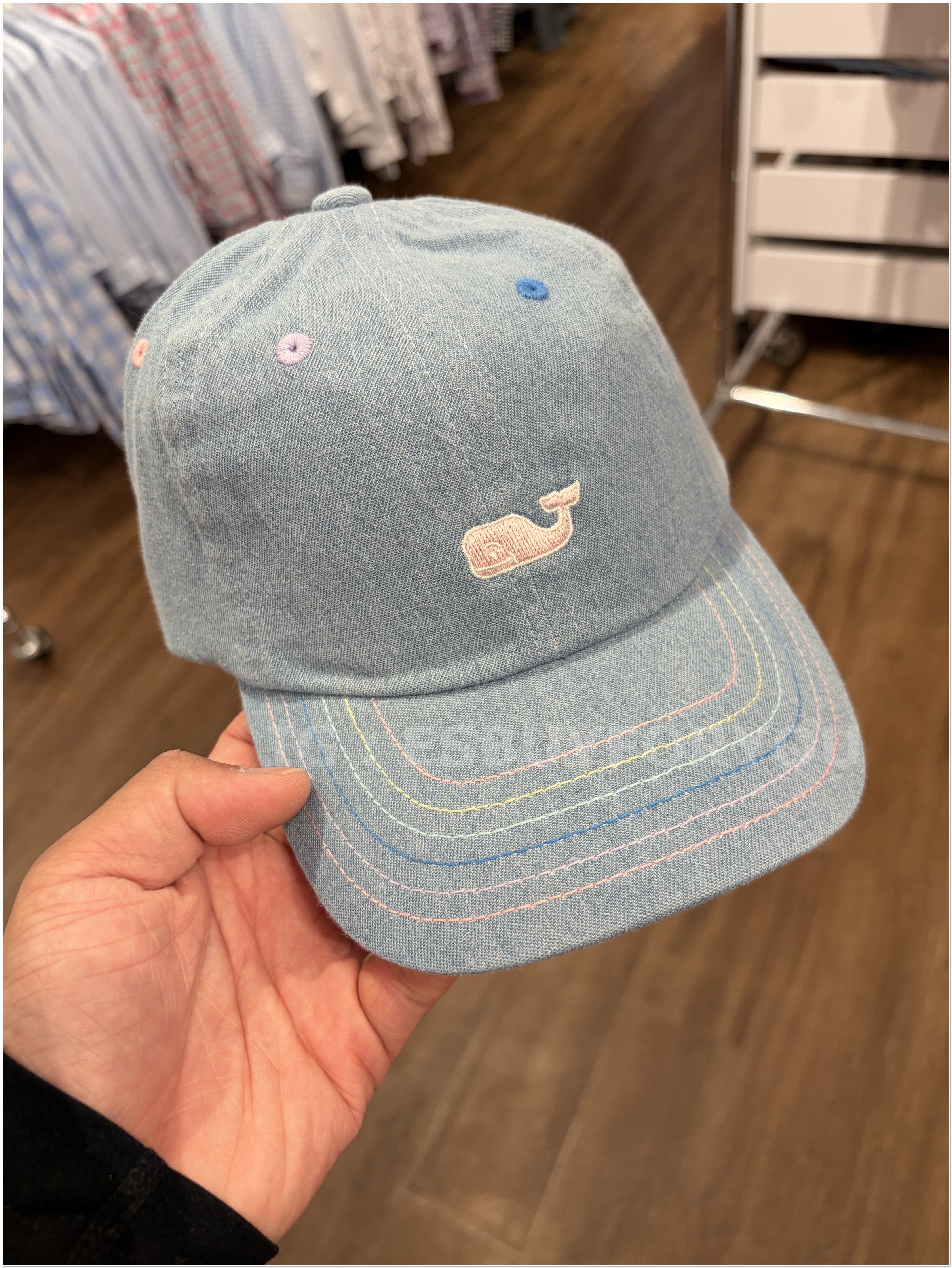 【限時】Vineyard Vines小鯨魚 童裝 經典小標 軟牛仔 帽子