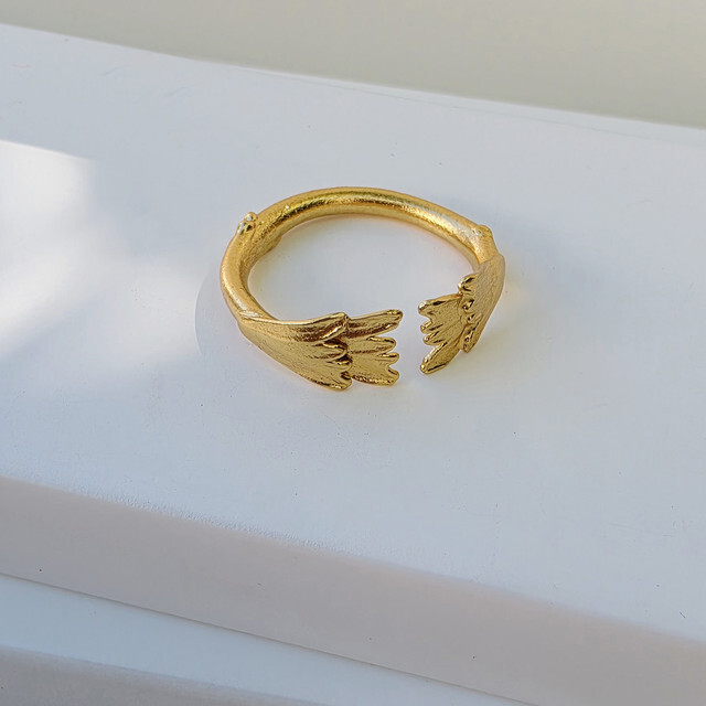 1TA0530-360 [THALLO] 戒指材質：925銀，鍍24K金 #1033381s22 (EU)