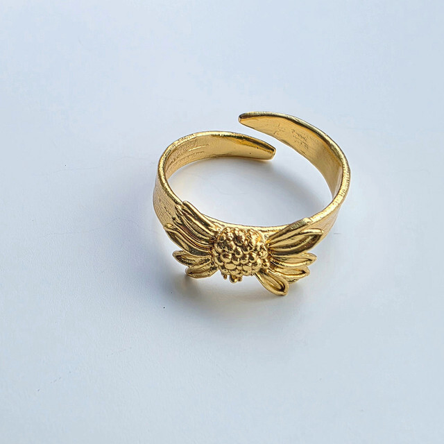 1TA0530-356 [THALLO] 雛菊銀925，24K鍍金 #1011884s22 (EU)