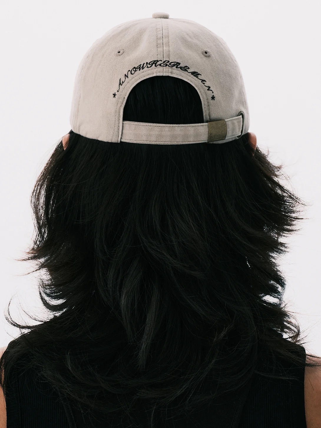Anwm raw edge baseball cap