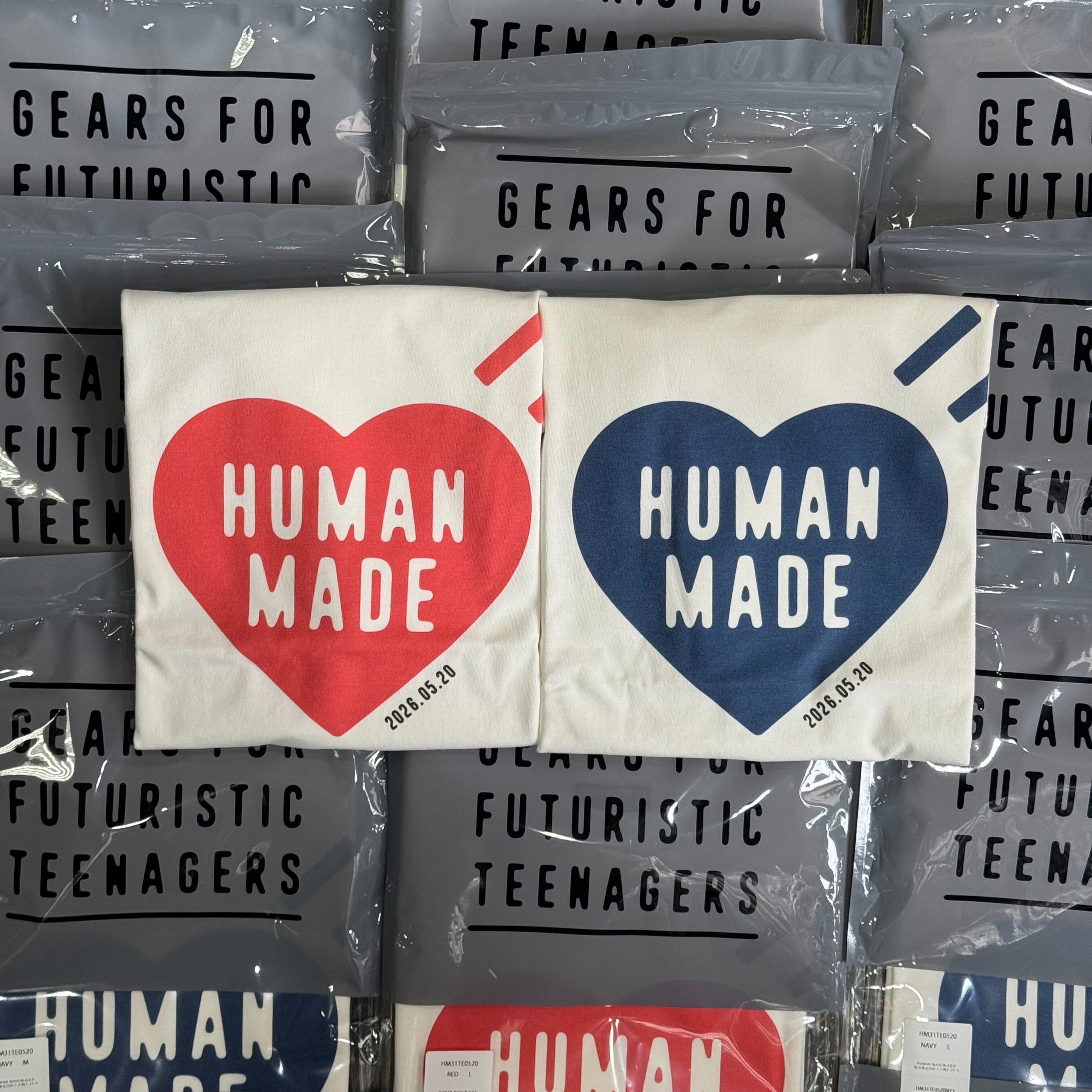 HUMAN MADE 2026 05 20 限定 愛心 短Tee HM31TE0520
