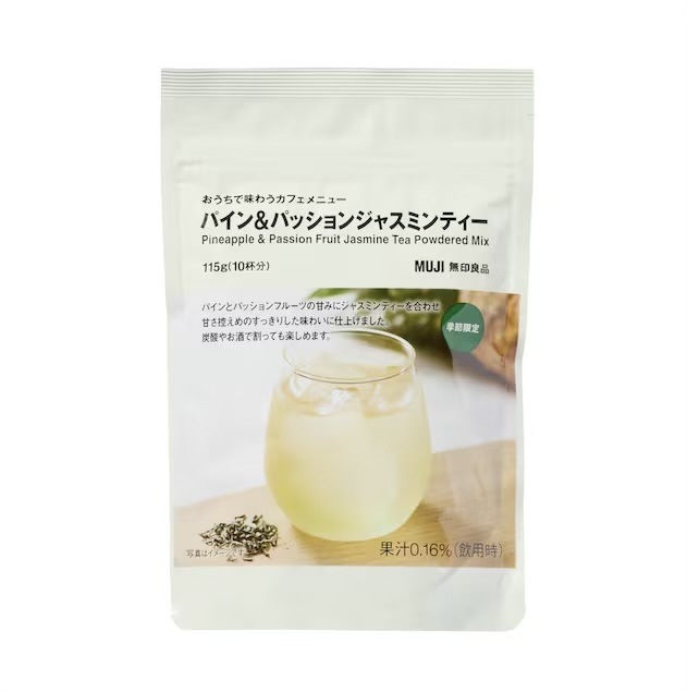 【季節限定】JP Muji 菠蘿百香果茉莉花茶 115g 1184 TK260529