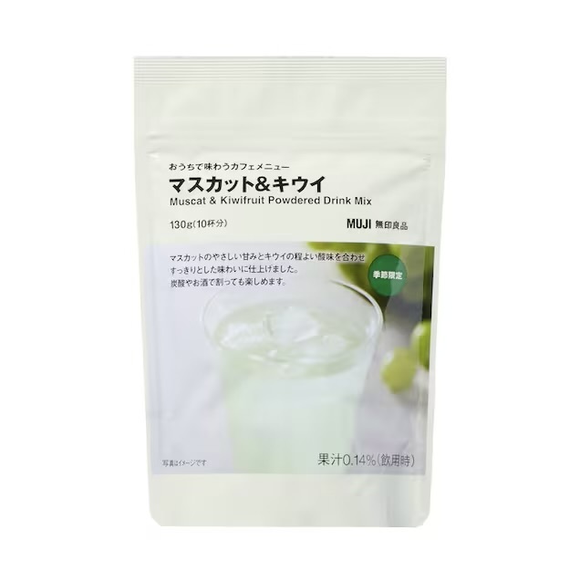 【季節限定】JP Muji 香印提子奇異果特飲 130g 1191 TK260529