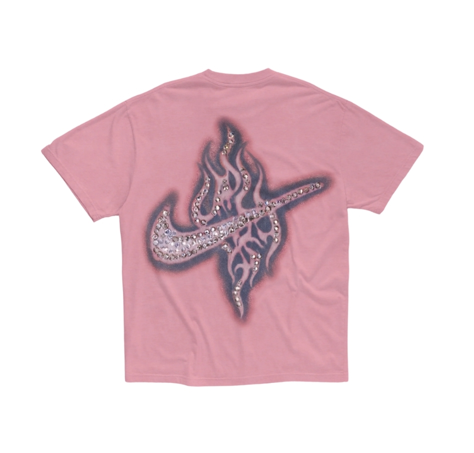 CJ X NIKE RHINESTONE TEE 粉色短T