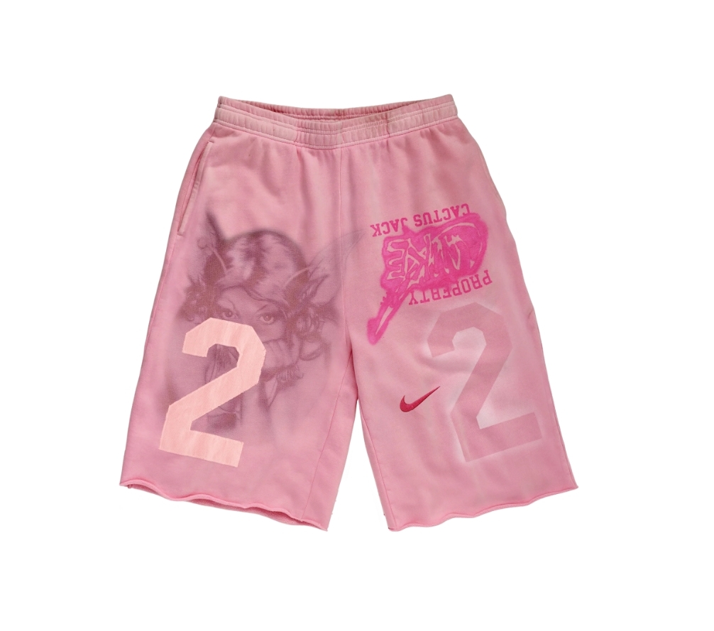 CJ X NIKE PROPERTY OF SHORTS 粉色短褲