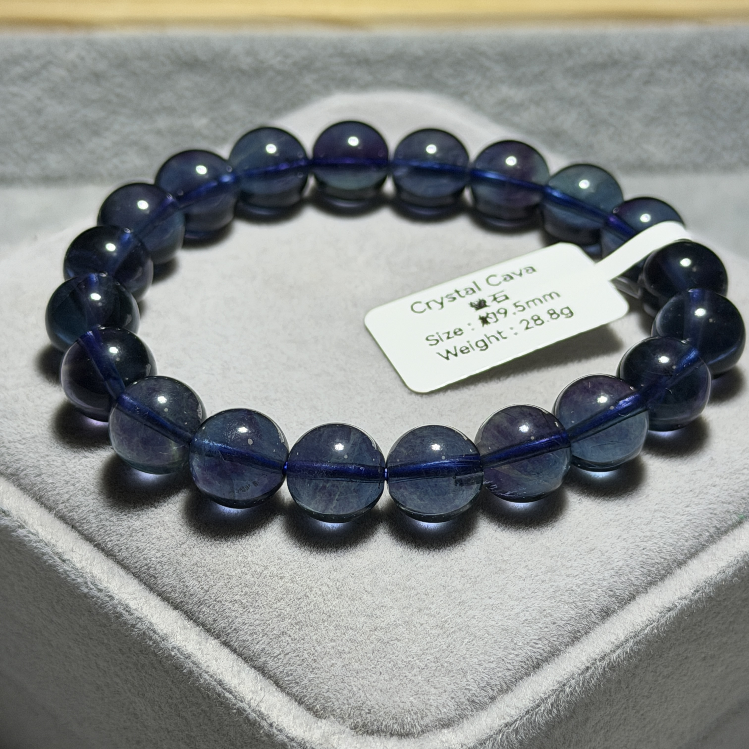 藍螢石 約9.5mm FF1316