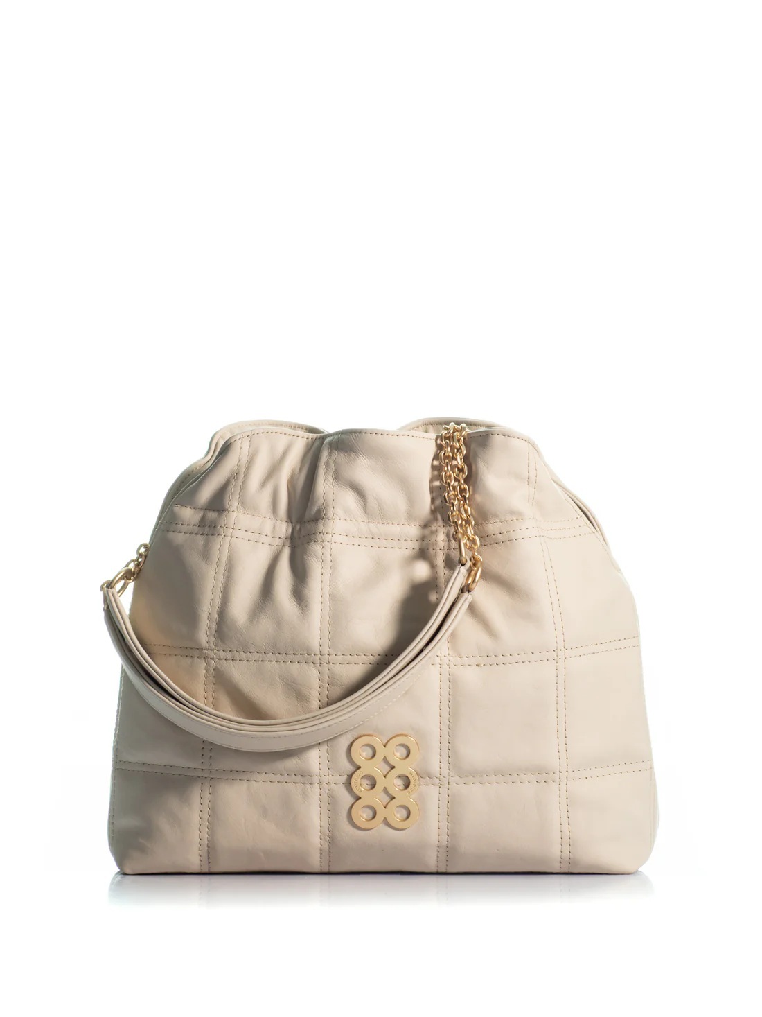 1KO0526-200 [KOORELOO] The Milano Shopper Cream Beige Leather #130309.1.1602.16202 (EU)