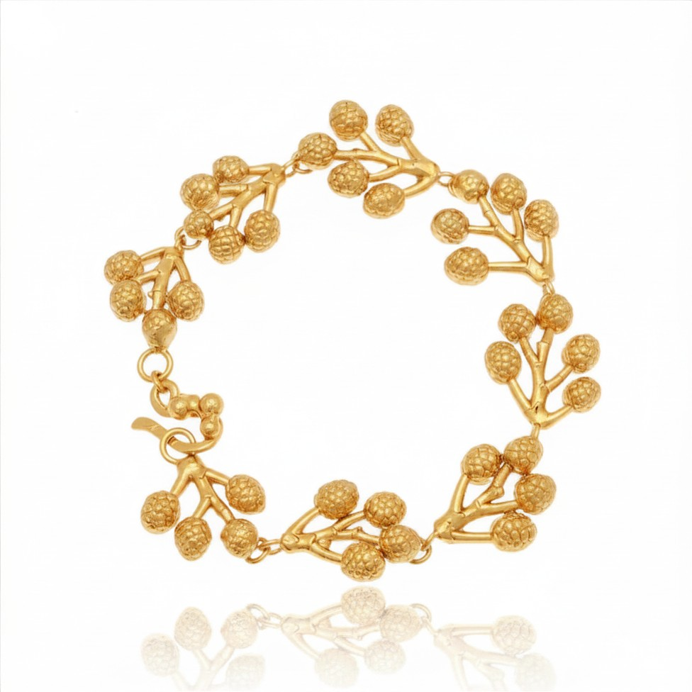 1TA0530-410 [THALLO] Myrtis 手鍊，24K 金 #s376a (EU)