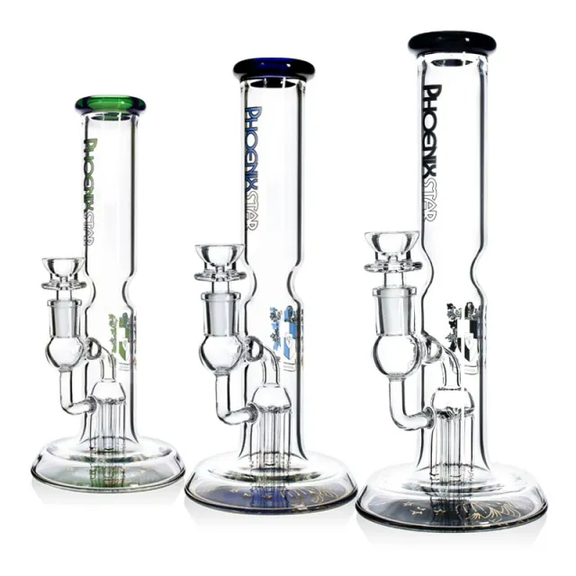 🇺🇸Phoenix Star - HF220 Tree Perc Glass Beaker Bong  樹枝過濾水煙壺(25CM)