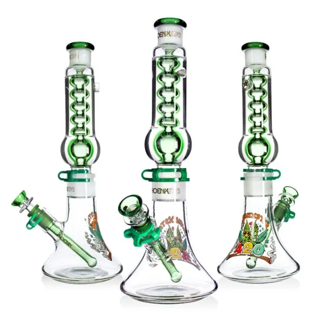 🇺🇸Phoenix Star - Phx423  Glycerin Limited Edition 420 Glass Bong 限量甘油水煙壺(33CM)