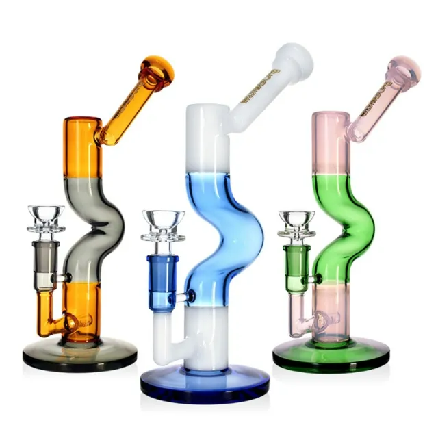 🇺🇸Phoenix Star - HF112 Phoenix Zong Bubbler Bong with Inline Perc 玻璃水煙壺(24CM)
