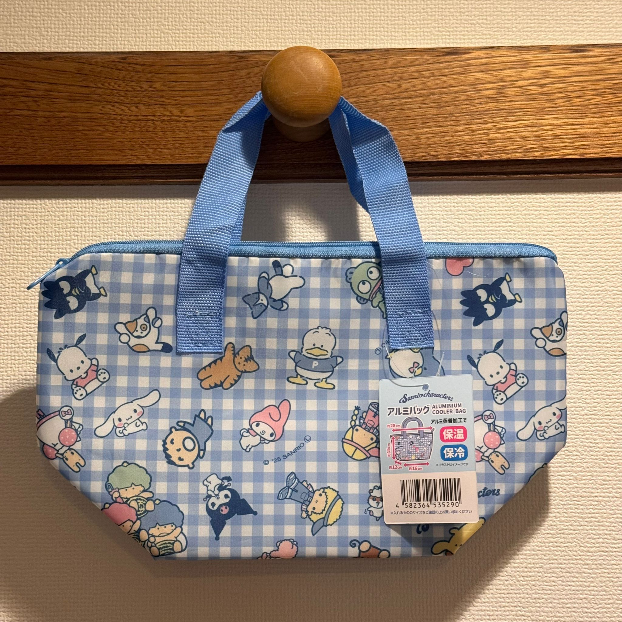 JP Sanrio Mix 格仔藍色保溫保冷袋 5290 TK260529